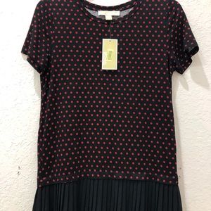 Michael Kors Black polka dot blouse